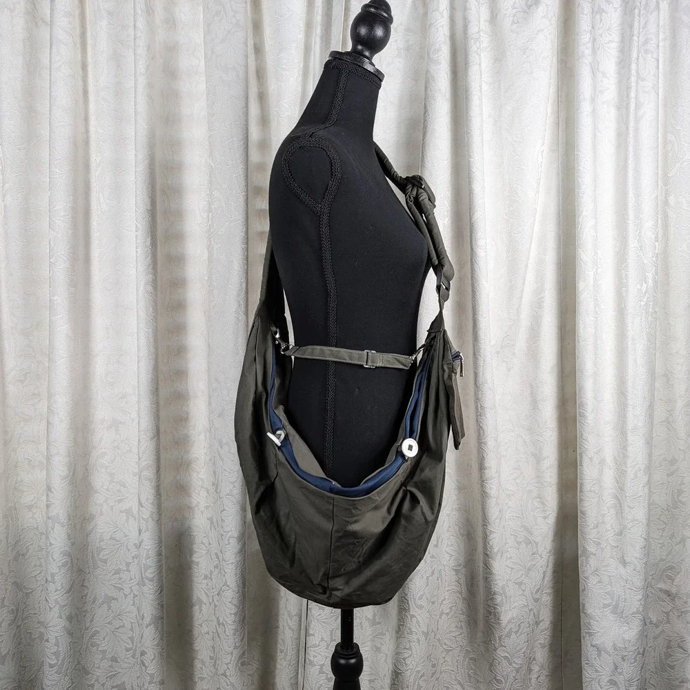 Reversible Slowton Dog Crossbody Sling Carrier